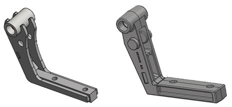 C-shank–, a U-shaped piece of spring steel